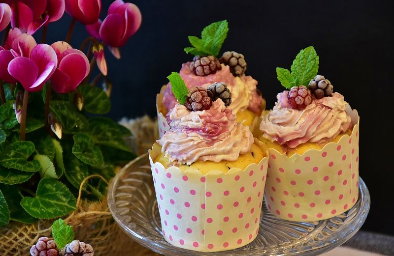 Many treats such as these cup cakes are stuffed with sugar