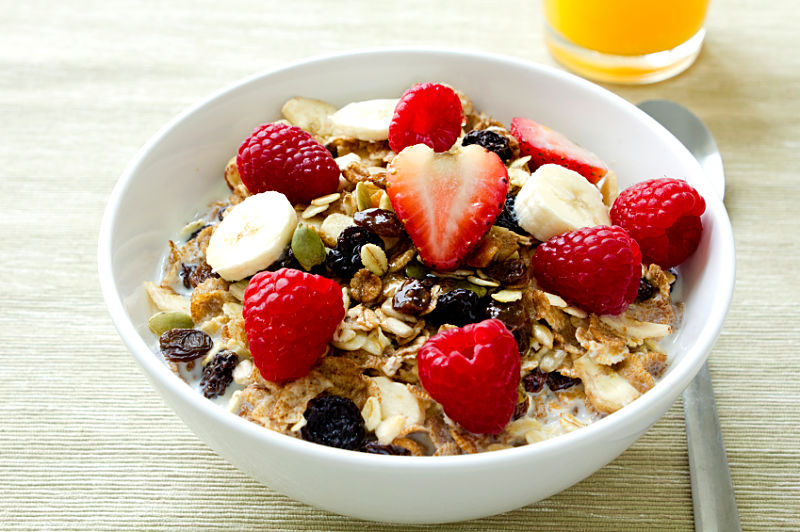 Should breakfast include eggs and protein rather than just cereals and fruit?