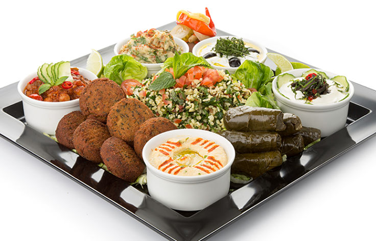 Mezze Platters are delicious and healthy in moderation provide you choose healthy side dishes and sauces