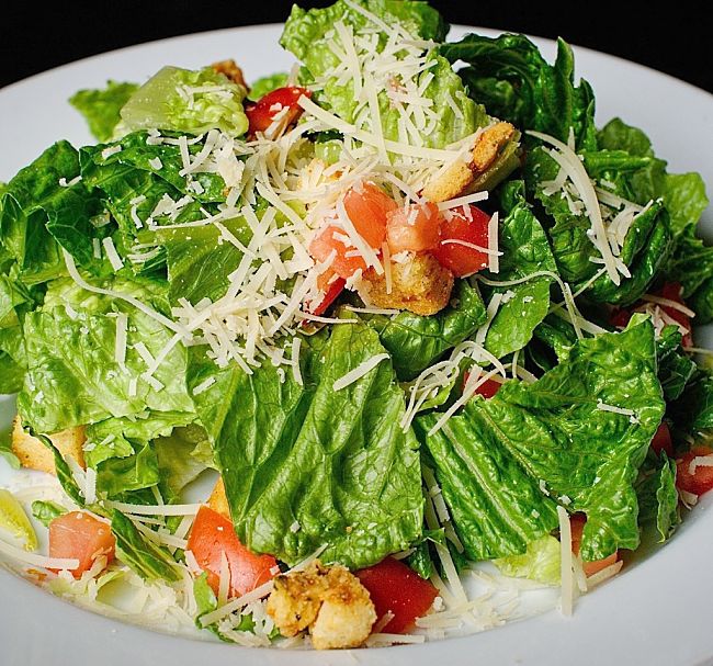 calories homemade caesar salad versus fast food types wendy s spicy chicken caesar salad full size