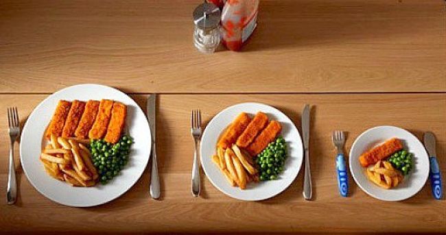 Reduce portion sizes to lose weight and keep it off