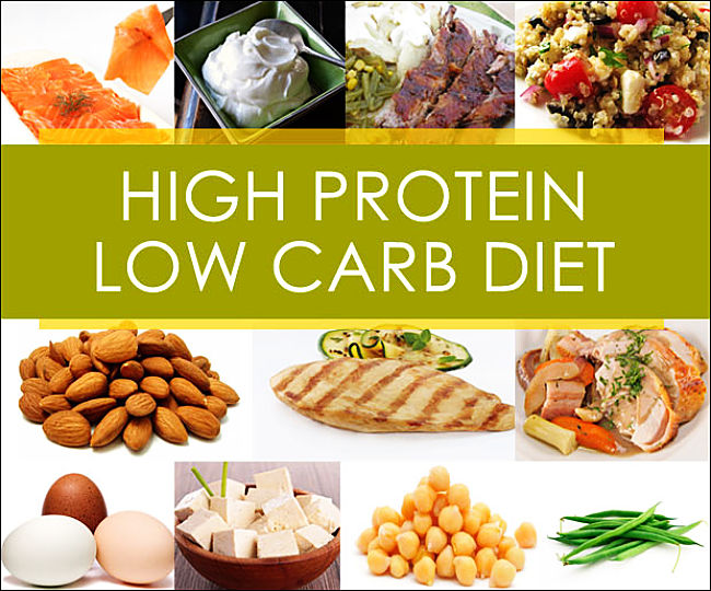 The high protein low carbohydrate diet