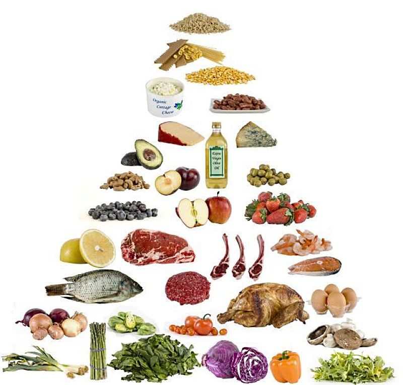 The high protein low cal food pyramid