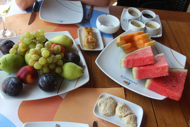 Fresh fruit is the best low calorie Lebanese dessert, but it is seldom available.