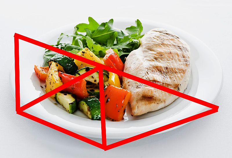 Portion control - Only Eating the Better Half is an alternative - but it is very hard to do