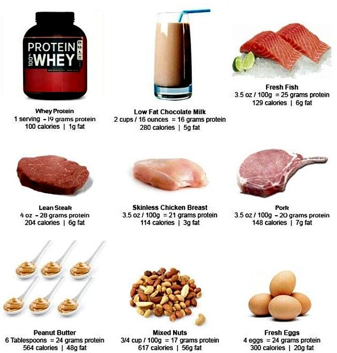 Food high in calories and protein that are ideal for healthy weight gain