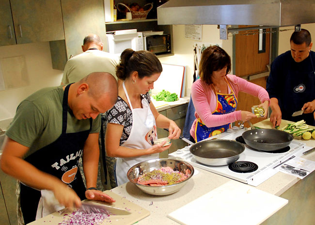 Learning the skill of preparing high calorie - low fat foods for various diets