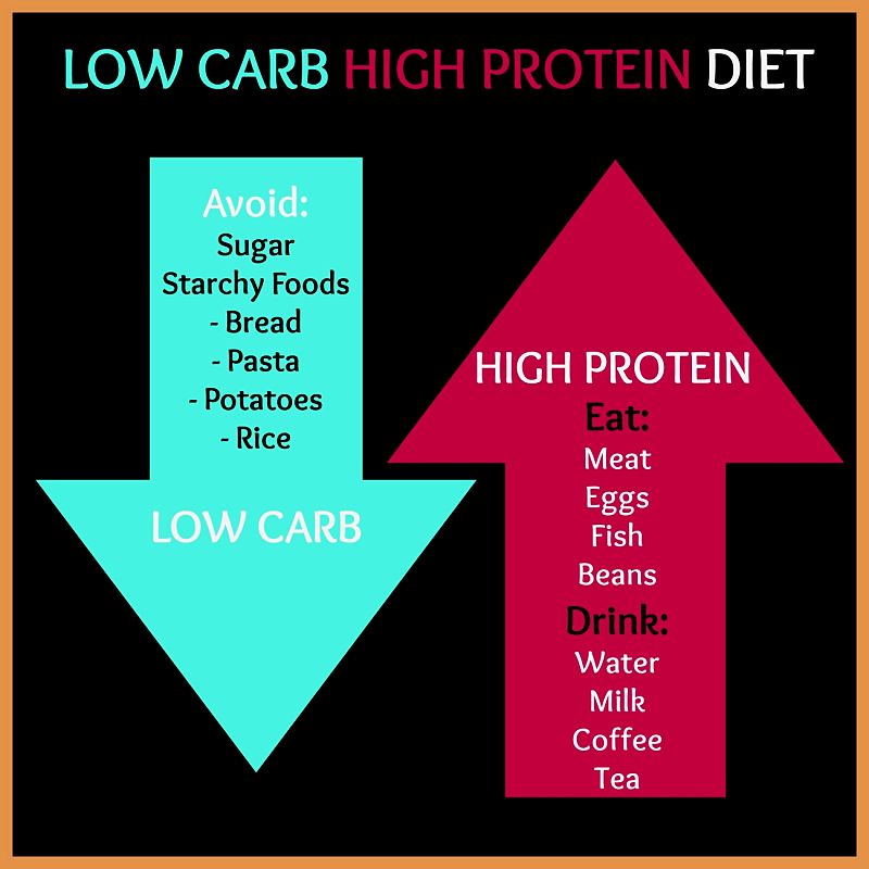The low carb - high protein diet plan