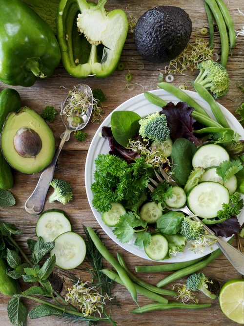 Avocado and many green low starch vegetables are allowed on the keto diet